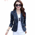 JAKET MODEL BARU/JEANS!!!blazer jeans wanita. 