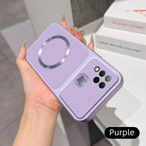 Casing for Infinix Hot 10s nfc X689B X689 X689D hot 10t X689C Matte leather case with charging magnetic ring anti drop and shockproof phone case