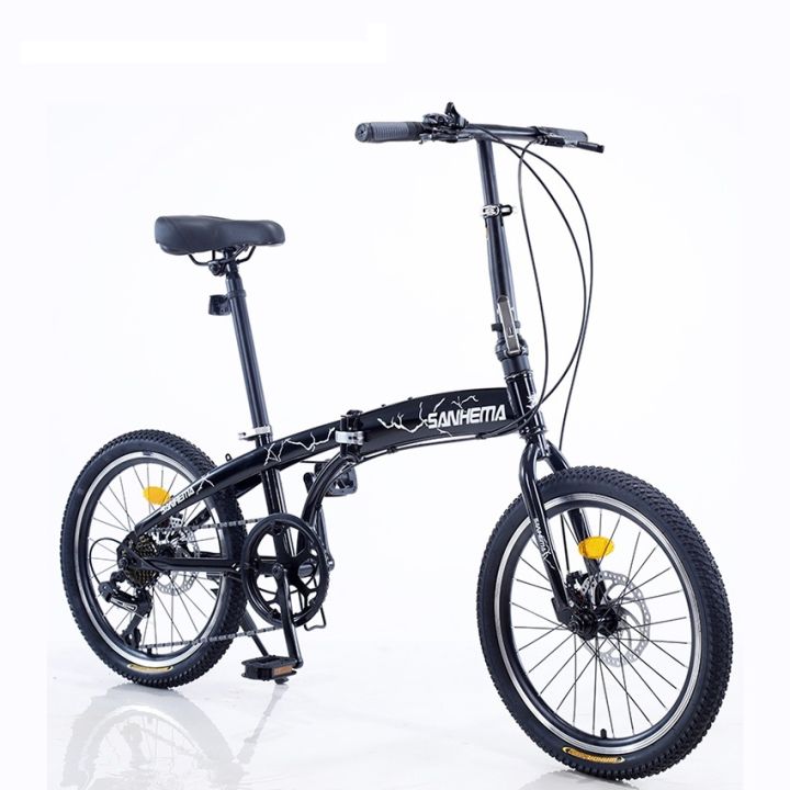 Xe đạp gấp gọn khung cacbon cực nhẹ Sanhema cho người 1m3- 1m85, xe đạp ...