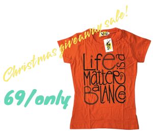 SALE John White ladies T-shirt Christmas giveaway!