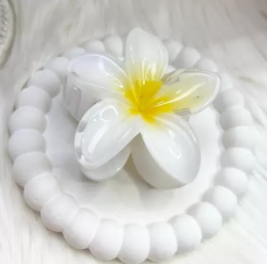 001 Jepit Rambut Korea Jedai Bunga Kamboja Wanita Elegan High Quality Clips 8CM DAIMURA STORE