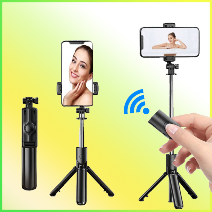 COD Foldable 3 in 1 Wireless Bluetooth Selfie Stick Tripod 3in1 ...