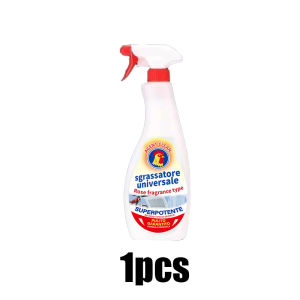 Kitchen Oil and Grease Cleaner Spray 500ML Stove oil Stain Cleaning Spray Tile Cleaner Stain Remov Multi-purpose Multi-purpose Cleaner Strong Decontamination Descaling Oven home cleaning decontamination lampblack machine spray