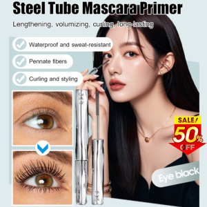 Steel Tube Mascara Base Long Lasting Setting Long & Thick Waterproof & Sweat-Resistant Every Hair is Neatly Arranged