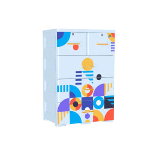 Tủ nhựa AE 4 tầng QUI PHÚC tủ đựng quần áo lớn chắc chắn phù hợp mọi không gian dễ lắp ráp