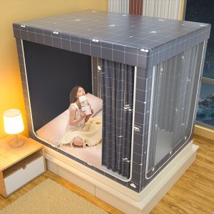 CTH Full Coverage Curtains Mosquito Net Single/Queen/King Mosquito Net With Privacy Curtain 床幔