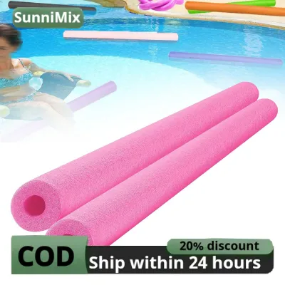 2Pcs Foam Pool Noodles Hollow Core Reusable Learn to Swim Aid Foam Tubes Swim Noodles 150 cm for Beach Summer DIY Projects Party