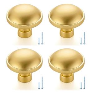 4Pcs Antique Bronze Drawer Pulls Simple Round Plan Light Grasp For Cabinets Dressers