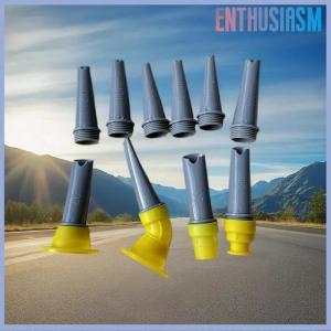 【Enthusiasm】🌟🌟【Hot Sale】🎈 15Pcs Caulk Finisher Caulking Nozzle Tips Kit Replacement With Connection Bases For Bathroom Glass Doors V-shaped Gluing Nozzle