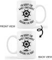 Funny Ship Boat Nautical Compass Mug Cup,I'm Sorry For What I Said While Docking The Boat Ceramic Mug-11oz Coffee Milk Tea Mug Cup,Pontoon Boat Owner Professional Sailor Fisherman Angler Gifts. 