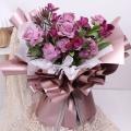 Kertas Buket Bunga Kado Warna Metalik Metal Colored Film Flower Wrapping Paper Ecer Perlembar KB6103. 