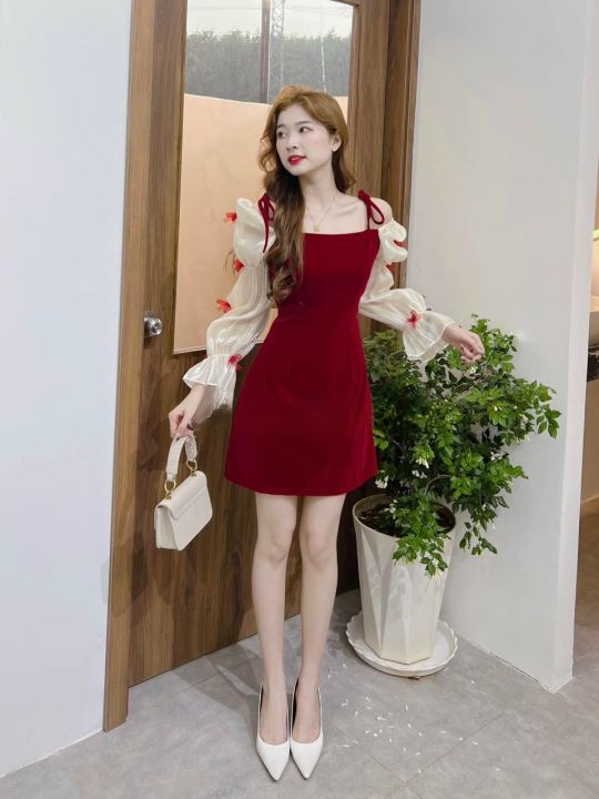 Địa chỉ mua váy đỏ dự tiệc tại Nghệ An đẹp lịm tim – Topvay Fashion