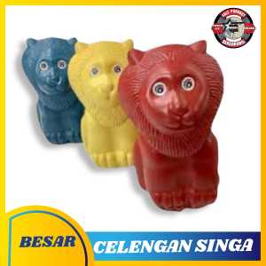 Celengan Plastik Singa Macan Besar