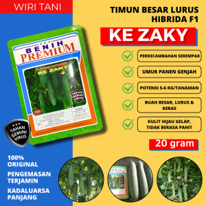 20 gram (±880 biji) Benih Timun BESAR LURUS Hibrida F1 KE ZAKY Tahan Virus Benih Premium | Bibit Ketimun Rujak Besar | Biji Mentimun Hijau Gelap | Timun Jepang Panjang Super | Ketimun Hijau |Timun Metavi | Timun Hercules timun mira