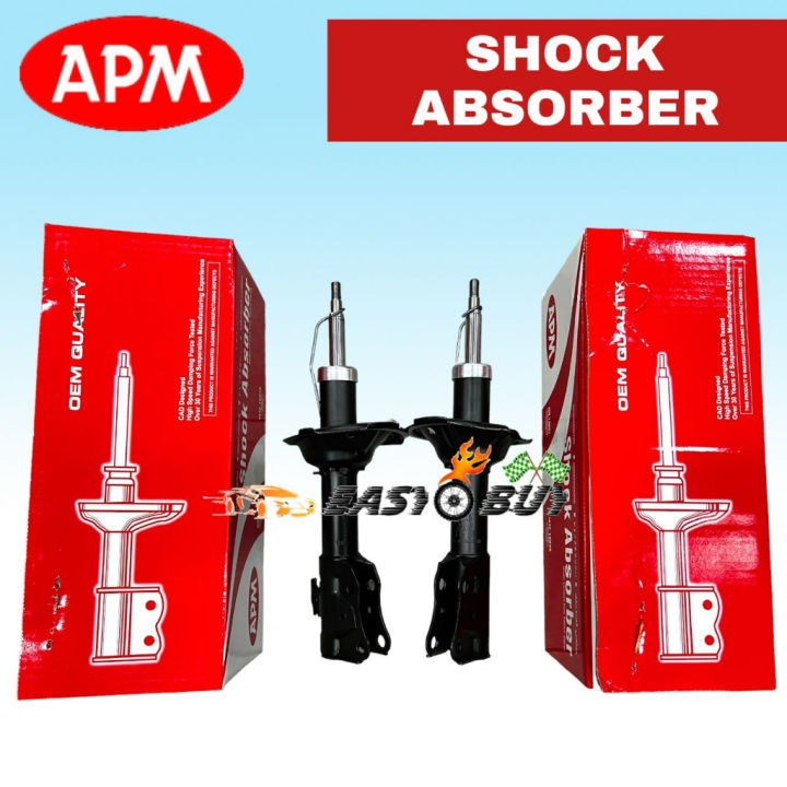 100 ORIGINAL APM FRONT SHOCK ABSORBER GAS TOYOTA VIOS NCP42 2002