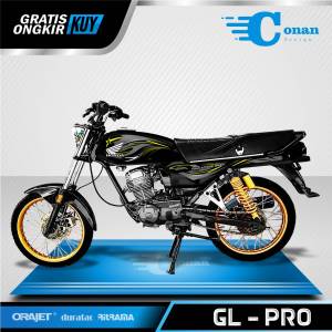 Aksesoris Motor GL Pro - Stiker Striping List Variasi Star GL Pro - Striping Honda GL Desain Motif Termurah Terlaris (BISA COD)