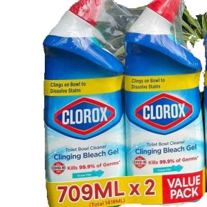 Clorox Liquid Toilet Bowl Cleaner น้ำยาทำความสะอาดโถชักโครก 2สูตรให้เลือก ฆ่าเชื้อและขจัดคราบหินปูน 709 มล.