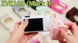 Soft Silicone Rubber Armor Camera Body Case For ZVE10 Mark II ZVE10M2 ZVE10II Shockproof Cover