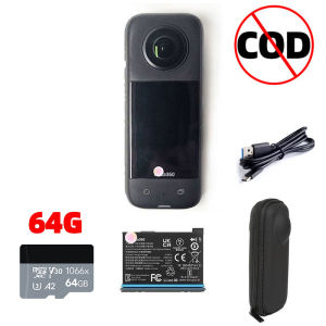 Panorama Action Camera For 360 x3 with 5.7K for Motorcycle Vlog Diving Recording Stabilization One X3 2nd Hands Kamera