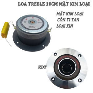 Loa treble Jibelo 10cm Thailan mặt kim loại màng ti tan công suất 150w giá 1 đôi
