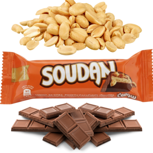 Soudan Peanut Crunch Milk Chocolate Crunchy Sweet Pack of 12PC * 31G