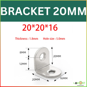 90 Degree Angle Bracket Corner Brackets Joint Fastener Metal Bracket for Wall L Shape Type LowcostHardware Sold per10PCS