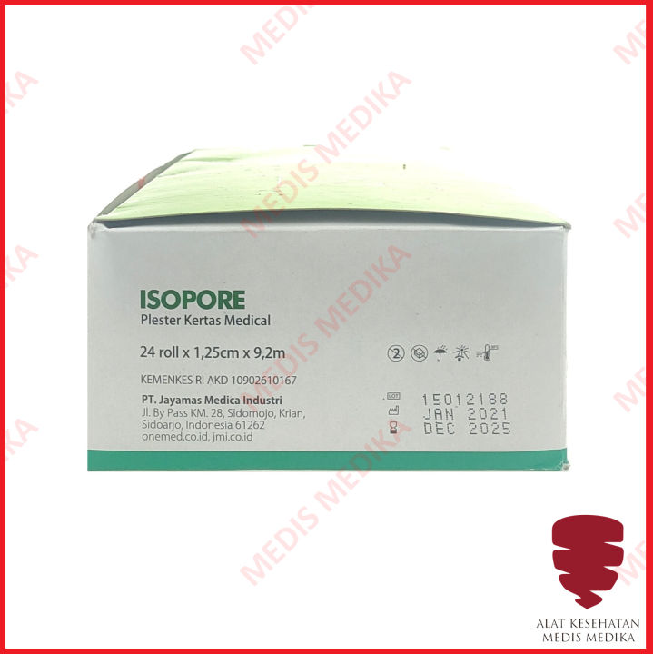 Onemed%20Isopore%201.25%20cm%20X%209.2%20m%20+%20Dispenser%20Plester%20Plaster%20Kertas%20Medical%20Dispenser%20-%20Image%203