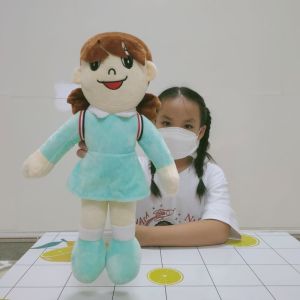 Gấu bông Xuka  Nobita 40cm Búp bê Xuka Shizuka nhiều màu dễ thương cho bé gái