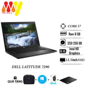 Laptop Dell Latitude 7290E7290 giá siêu tốt core i7Ram 8gb ổ cứng SSD 256gbmàn hình 12.5HD laptop văn phòng giá rẻ lướt 99% zin cao cấp