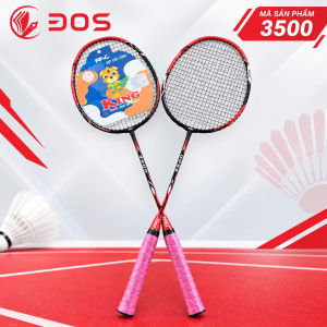 Cặp Vợt Cầu Lông King Phối Màu Đỏ - Đen - Hồng Cá Tính 3500