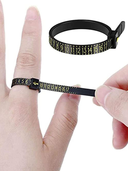 Ring Guide Ruler Ring Measuring Ruler US Code Ying Ring PU Ring Ruler Measuring Band ...