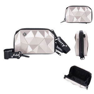 Baellerry 2023 New Womens ABS+PC Makeup Bag Portable Makeup Case Travel Cosmetic Bags 1205