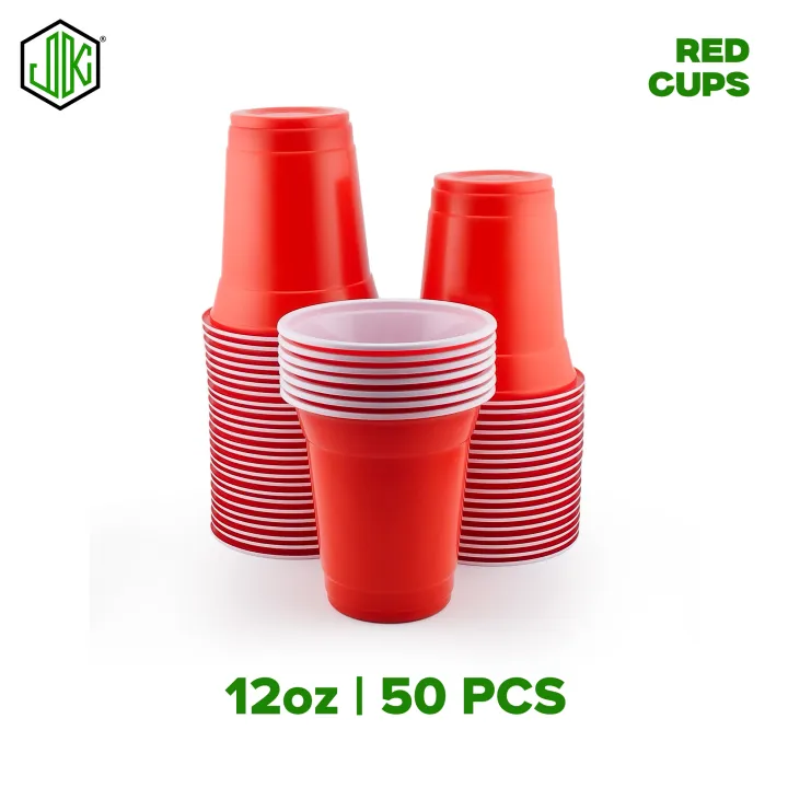 JKM%2050pcs%20Red%20Cups%2012oz%20For%20Beer%20Pong%20Party%20Drinking%20Cup%20-%20Image%204