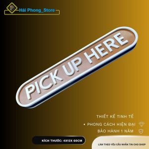 Biển Hộp Đèn LED “ORDER HERE / PICK UP HERE / SNACK / ACCESSORIES”Hộp đèn trang trí quầy Decor quán cà phê