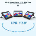 Raspberry Pi 4 Screen, 2022 Upgraded 7" Raspberry Pi Monitor with Case, APROTII 1024X600 IPS Capacitive Touch Screen Display with Stand, USB/HDMI Cables, for Raspberry Pi, Windows, Laptop, Xbox. 