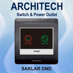 ARCHITECH Platinum B9-K18 Sakelar - Saklar DND Indikator Black
