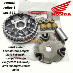 Rumah Roller Assy Set Beat Pop Beat Fi Esp Scoopy Esp Vario 110 Fi ESP rumah roller assy set K44 ahm kualitas original ori asli full set