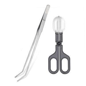 Long Tweezers Reptiles Feeding Tongs Clamp Length for Pet Enthusiasts and Professional Use