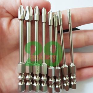 Bộ 8 mũi vít bốn cạnh hãng BROPPE dài 75mm cho khoan máy bắn vít