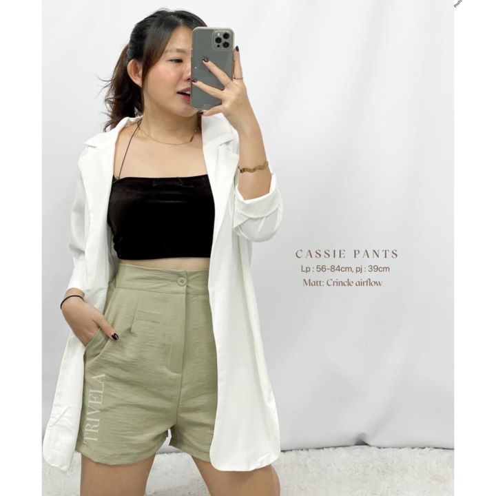 TOLLY%20-%20Celana%20Pendek%20Premium%20Cringkle%20Airflow%20/%20Cassie%20Crinkle%20Hotpants%20/%20SJJ%20-%20Image%209