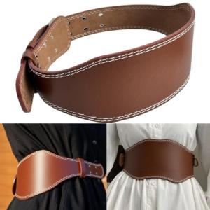 Quick Adjust Lower Back Support Belt With PU Leather and Adjustable Design For Daily Use Fitness Waist Accessories