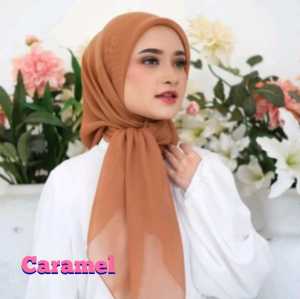 HIJAB SEGIEMPAT Bella Square Pollycoton