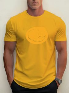 T Shirt For Mens Breakfast 100% Cotton Graphic Printing Summer Round Neck Tee Casual Breathable Streetstyle Daily Cool T Shirt