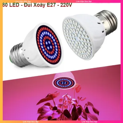 Bóng Đèn Trồng Cây 80 Led E27 220V