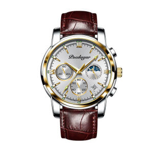 Baidaqas new waterproof luminous multifunctional mens watch Korean-style fashion quartz watch for male students popular in foreign trade