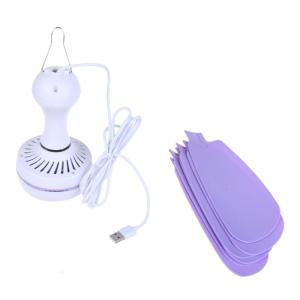 USB Mini Quạt Trần Dc5v Treo Fan Cho sử dụng ngoài trời trong nhà Trong Xe Ký túc xá Và Lều Với 6 Lưỡi 5V1A 5W Quạt USB