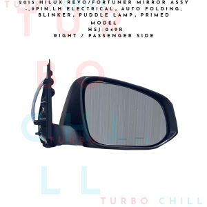 HSJ-049R 2015 HILUX REVO/FORTUNER mirror assy -9pinRH electrical,auto folding blinker