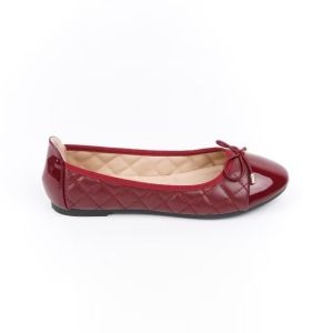 DHENNA Flatshoes Sepatu Wanita Balet Pita Motif Kotak Pas Untuk Kerja / HangOut OOTD