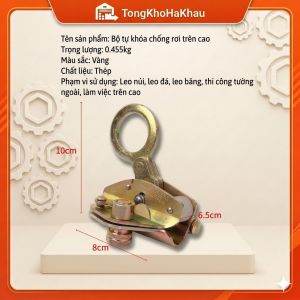 [Hàng Có Sẵn] Dây An Toàn Làm Việc Trên cao Thiết Bị Kẹp Dây Tự Khóa Thiết Bị Chống Rơi Thiết Bị Chống RơiBảo Vệ Dây
