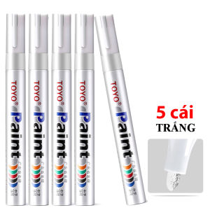 Combo 5 BÚT SƠN TOYO chính hãng trang trí lốp xe làm mới đế giày che vết nứt trên nhựa